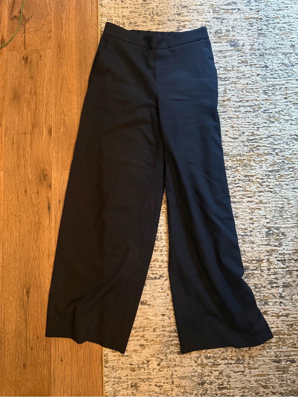Banana Republic Hayden Wide-Leg Navy Pants XS - Picture 2 of 3